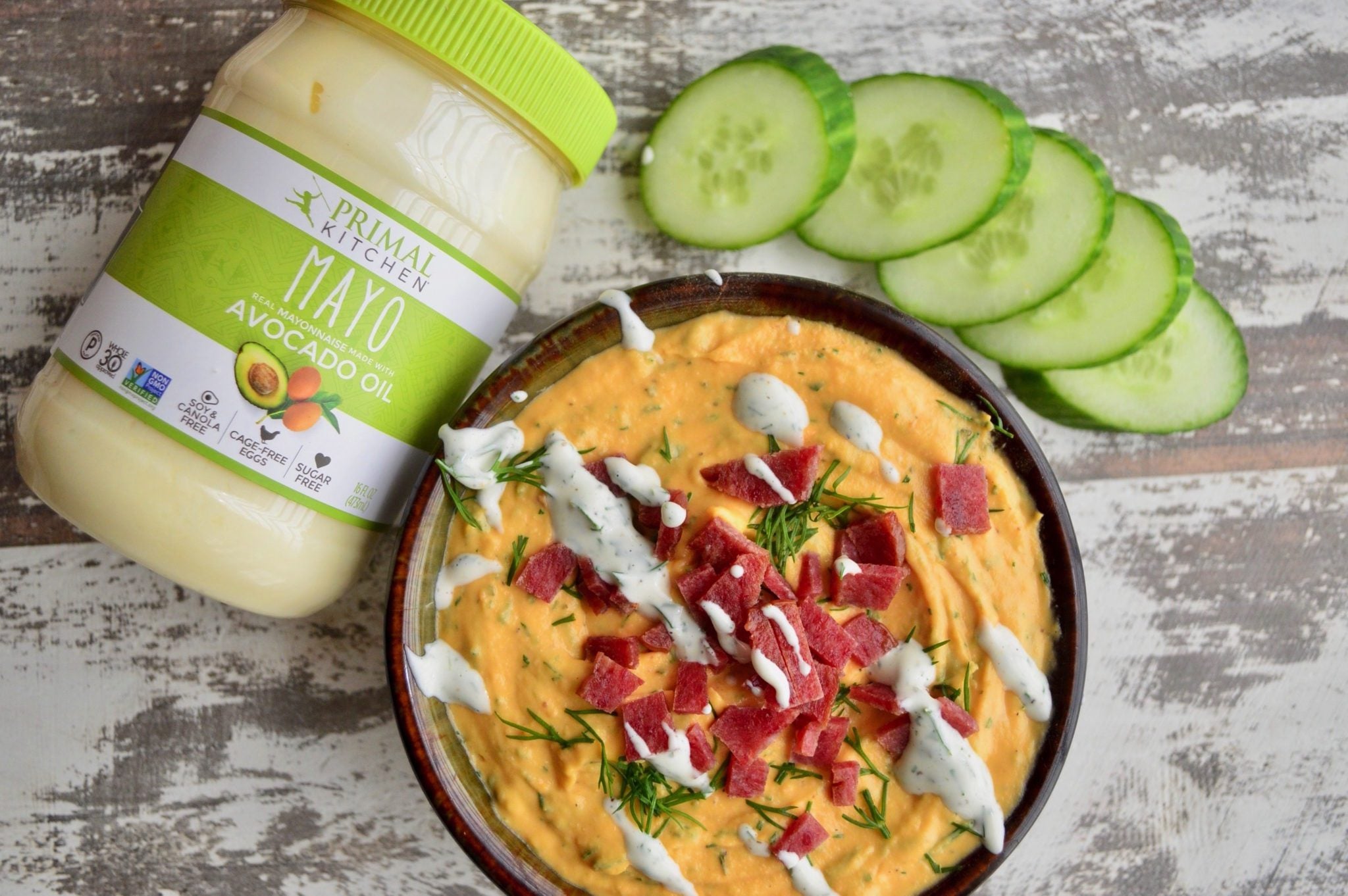 Sweet Potato Ranch Dip with Bacon | Pederson's Natural Farms