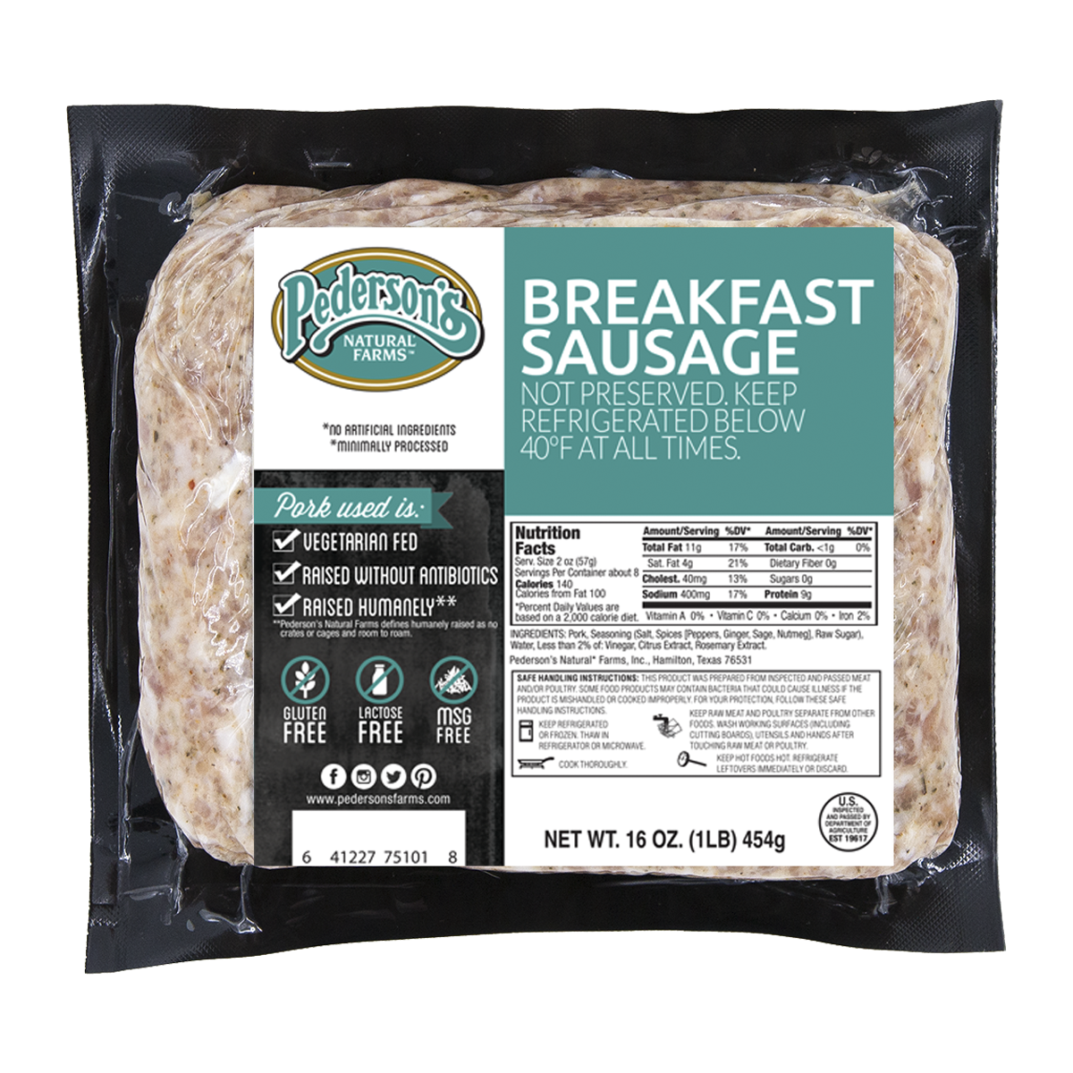Ground Breakfast Sausage (5 Pack)