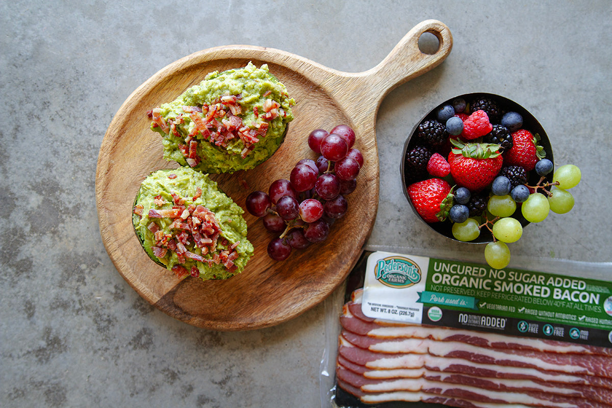 BLT STUFFED AVOCADO