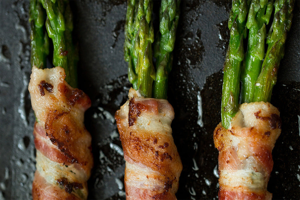 Lemon Herb Bacon-Wrapped Asparagus