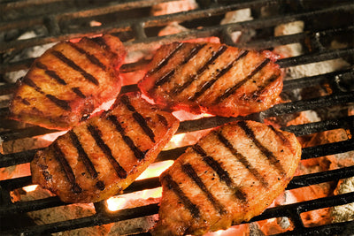 Grilled Pork Chops with Fresh Herb Chimichurri