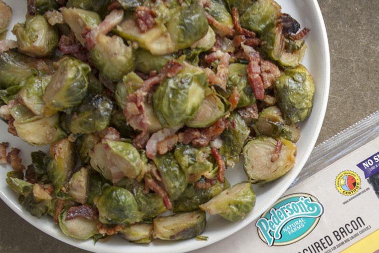 Bacon Brussels Sprouts | Pederson's Natural Farms