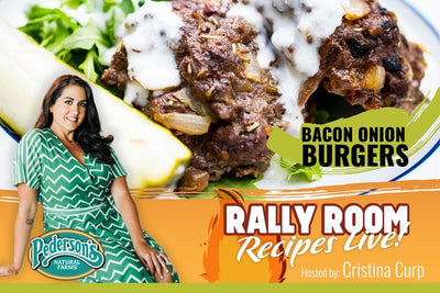 Bacon Onion Burgers - Rally Room Recipes: Live!