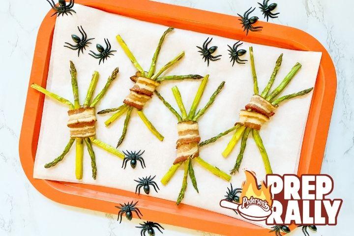 Bacon-Wrapped Asparagus Spiders | Pederson's Natural Farms