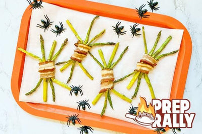 Bacon-Wrapped Asparagus Spiders