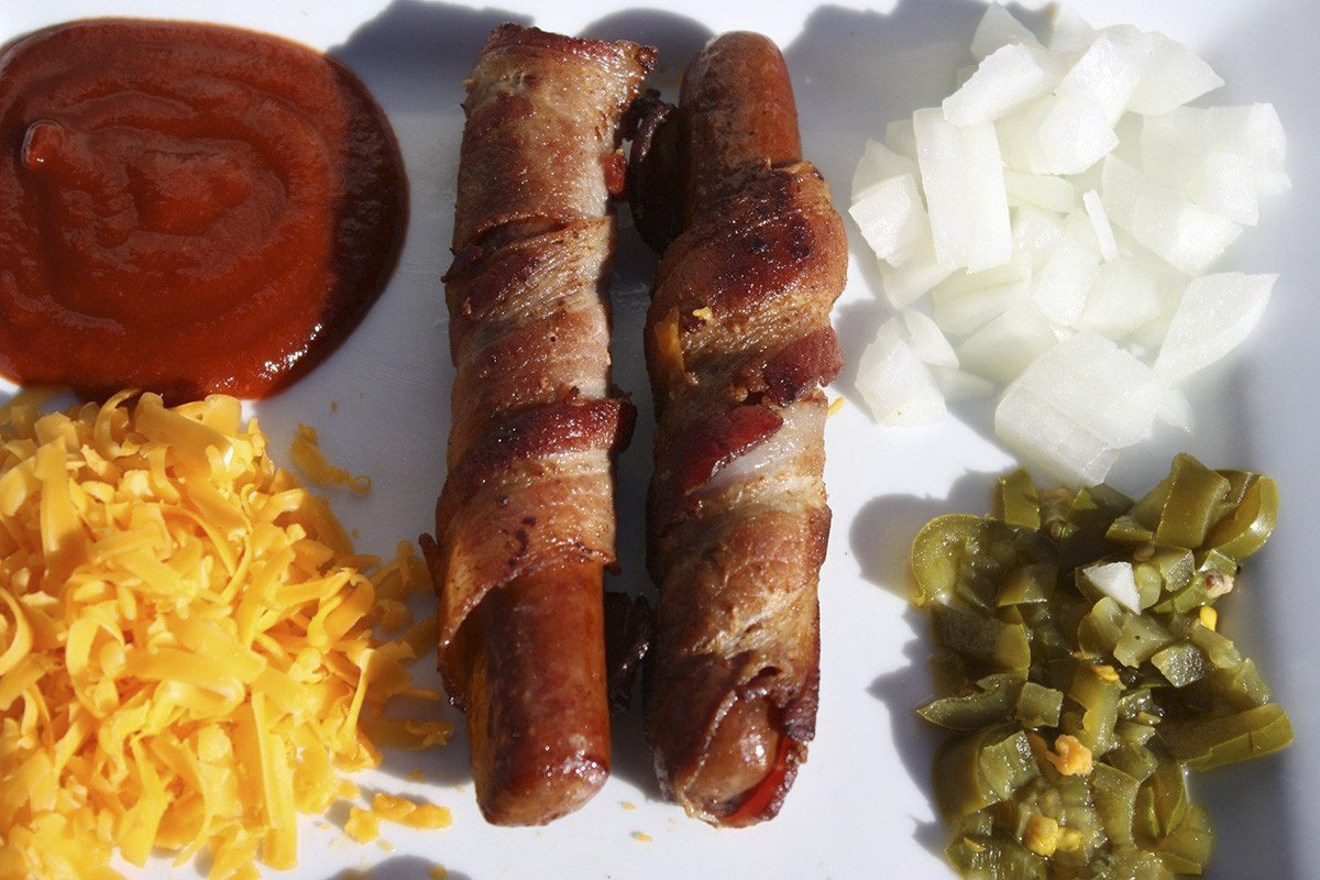 Bacon Wrapped Hot Dogs | Pederson's Natural Farms