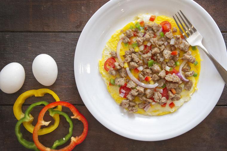 Spicy Breakfast Pizza | Pederson's Natural Farms
