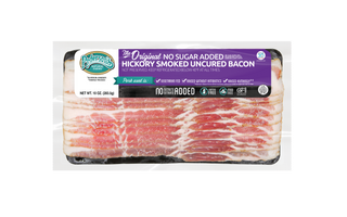 No Sugar Added Hickory Smoked Uncured Bacon (4 Pack)