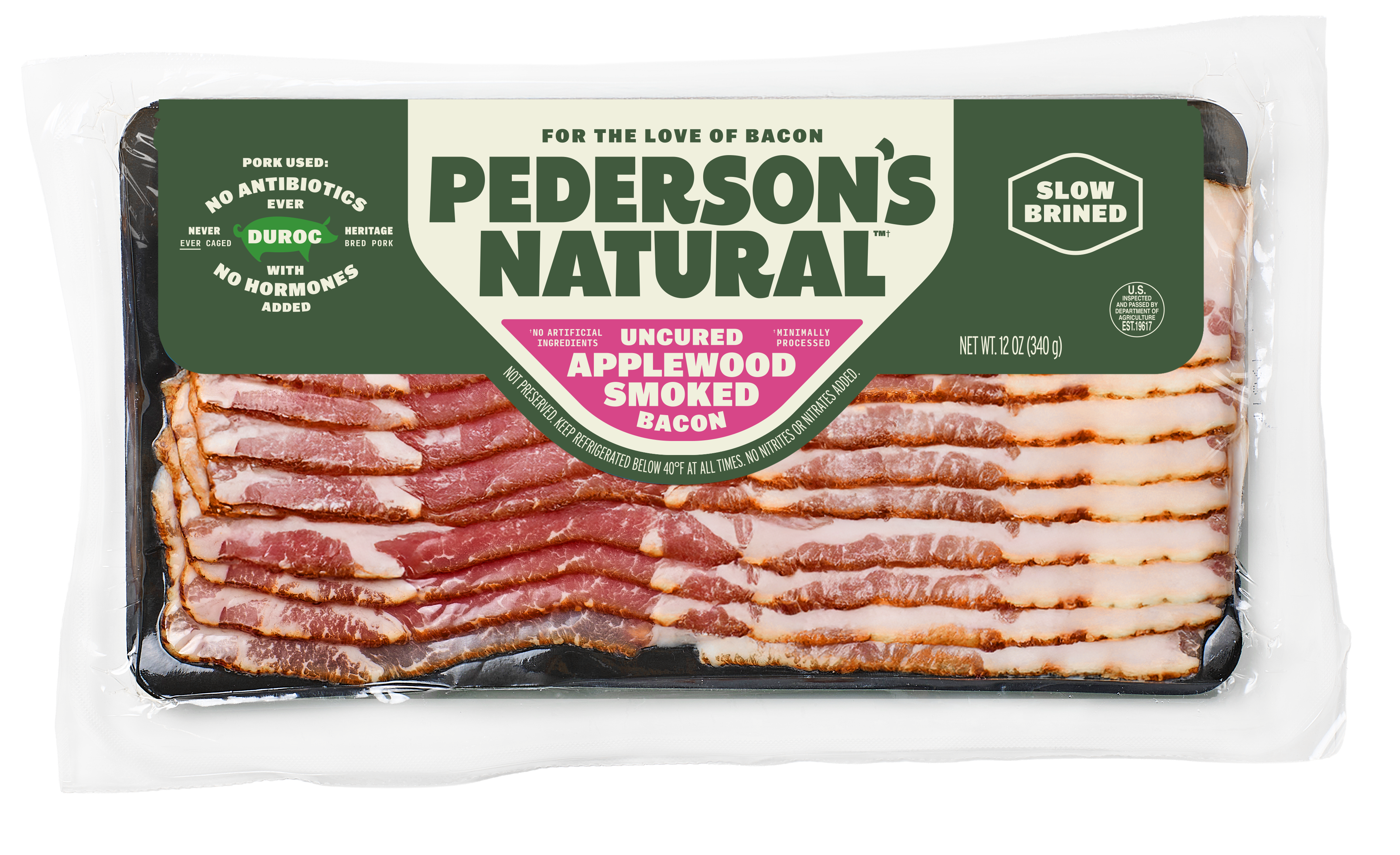 Uncured Applewood Smoked Bacon (4 Pack)
