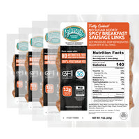 Fully Cooked Spicy Breakfast Sausage Links (4 Pack)