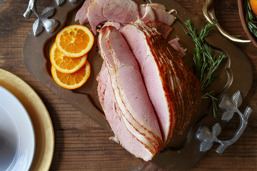 Spiral Sliced Holiday Ham, Pederson's Farms, Uncured Ham