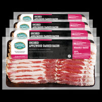 Uncured Applewood Smoked Bacon (4 Pack)
