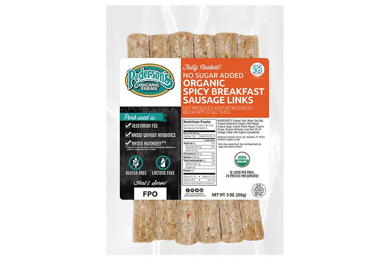 Fully Cooked No Sugar Added Spicy Breakfast Sausage Links