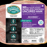 Spiral Sliced No Sugar Added Boneless Smoked Uncured Ham (1 Pack)