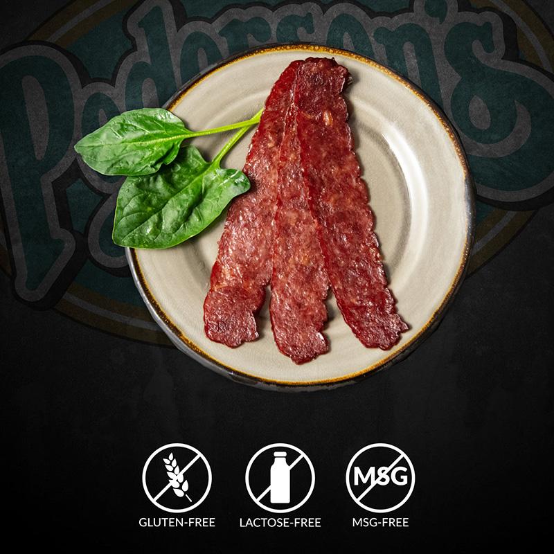 Uncured Hickory Smoked Beef Bacon (4 Pack) - Pederson's Natural Farms